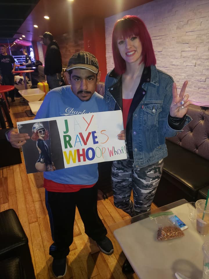 DasWonderGecko's tweet photo. Beyond Hyped that I got to meet and see @jayraves_ltgtr
wrestle #JayRaves #FreelanceWrestling #JayRavesWhoopWhoop #PLUR๐ฏ #CharlotteFlair #Thesweetestofallthecandies๐ฌ #Shine65 https://t.co/zuHPzjPQ8s