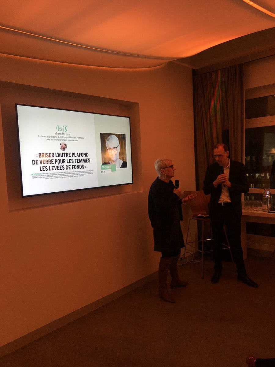Idenium1's tweet photo. @Mercredes_Erra, Présidente et Fondatrice de @BETCParis / Président exécutive de @havas, nous parle de sa rencontre avec @Tatianajama et @VaaaIC, les deux créatrices du collectif wearesista #Strategiesles15 https://t.co/mp25Fo3dlf
