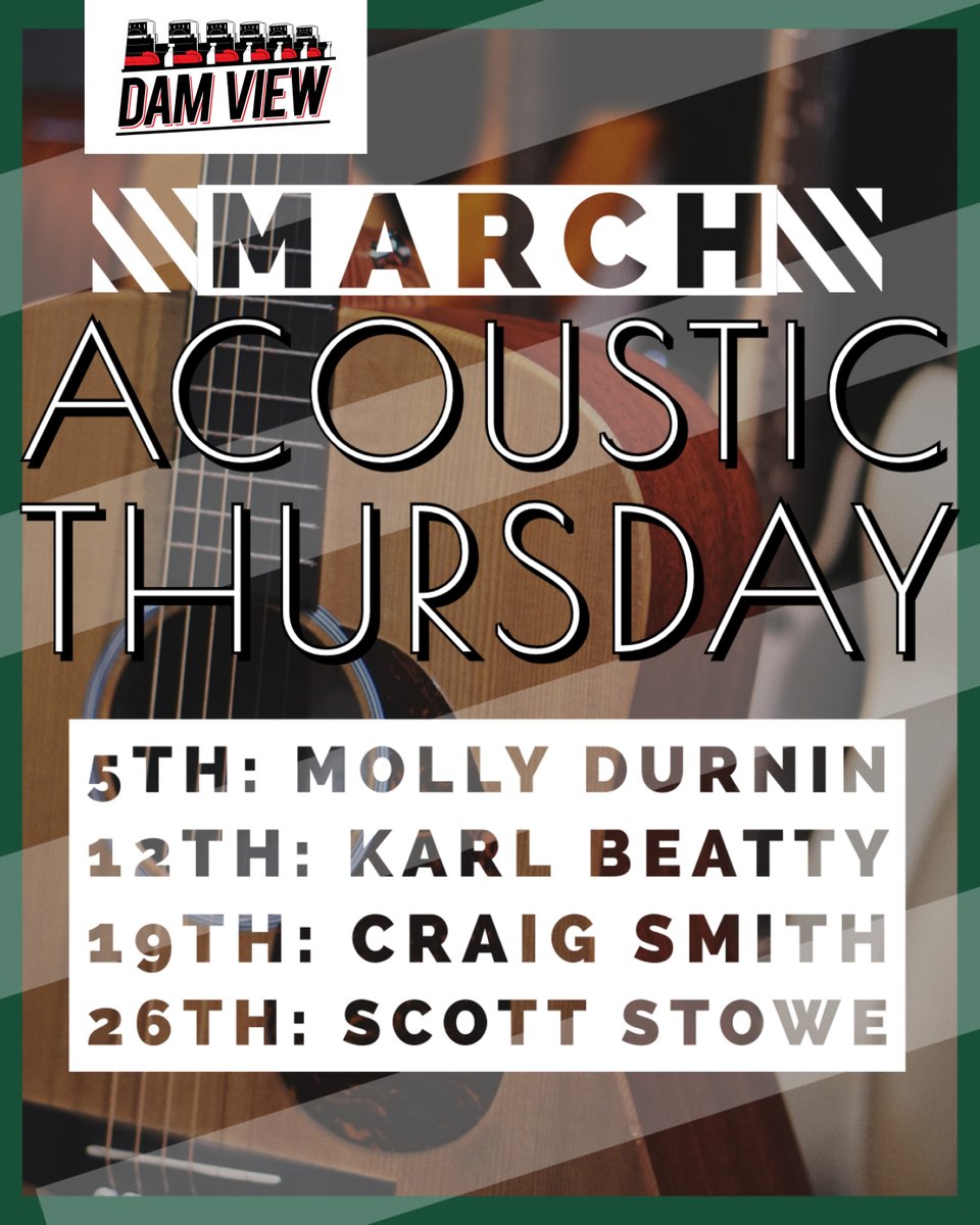 DamViewBar's tweet photo. Acoustic Thursdays🎶 https://t.co/yoOG593hn7