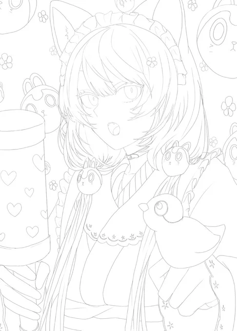 いにゅい線画!!! 
