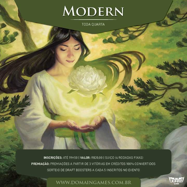 domaingames's tweet photo. Outra coisa povo! Hoje nossos modern vão dar vaga pro GP! Além do que está no anúncio, fez 4-0, joga o GP por nossa conta! :D #MagicTheGathering #magicfestsp #mtgmodern #MTG #MTGArena https://t.co/Q08VxVp2Xa