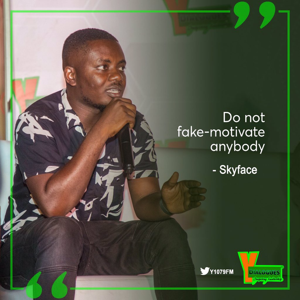 Y1079FM's tweet photo. 💡#SkyFace at our recent #YDialogues at #LimannHallWeek #Cum2020 https://t.co/qFUOZmmAld