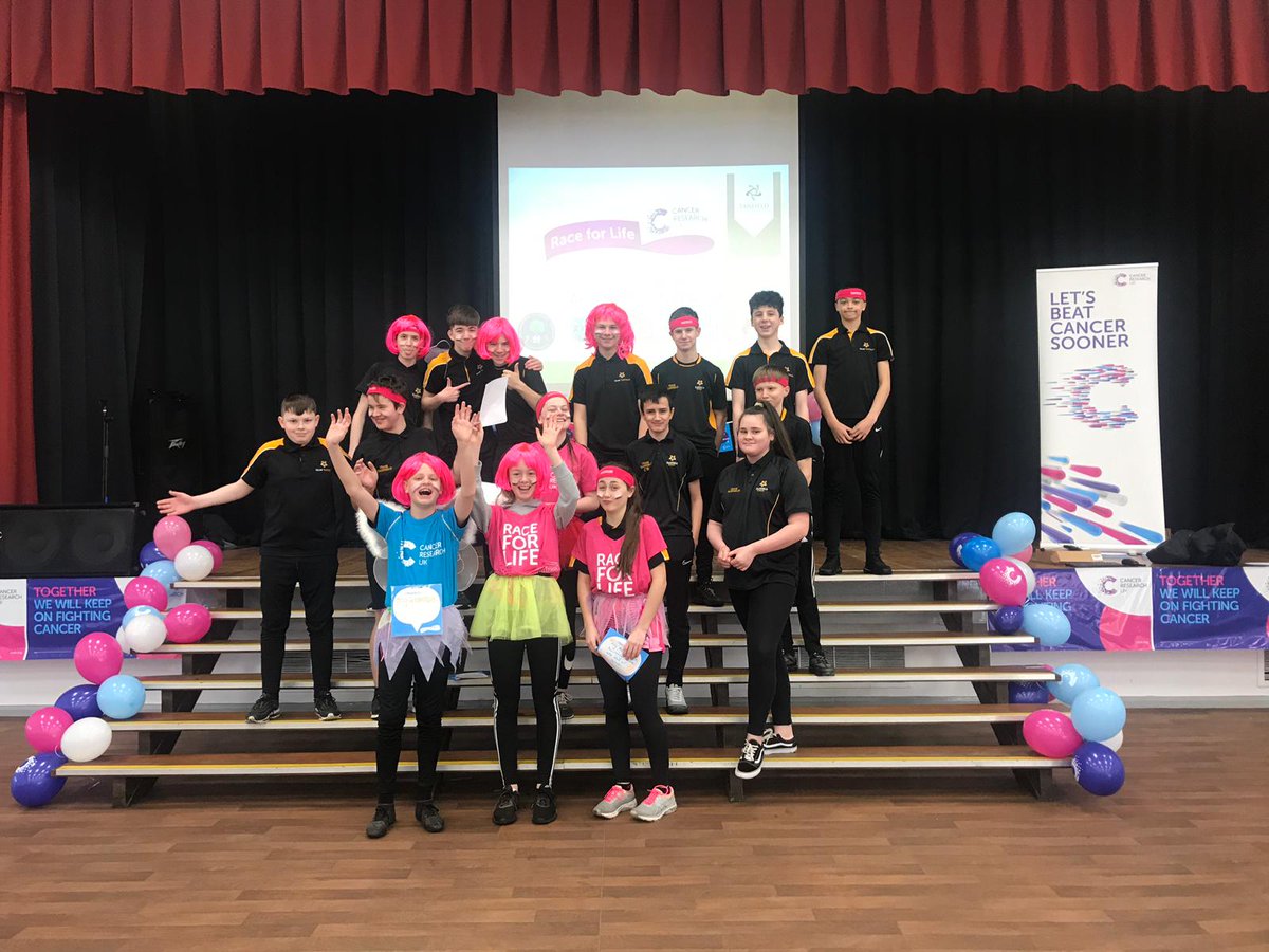 TanfieldSchool's tweet image. Our first day of the #raceforlife event has been a huge success. Well done to everyone who has taken part, all for such a worthwhile cause!