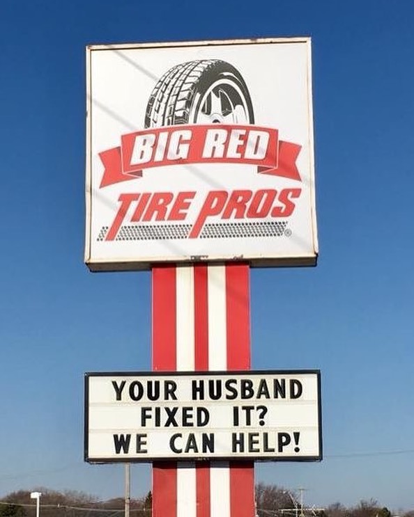 bigredtire's tweet photo. In case your handyman isn’t so handy, we can help! 😀👍 via https://t.co/0qybC4wiCW Instagram https://t.co/pbDeFY7fGW https://t.co/fM63Hh77ta