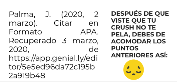 AMensos's tweet photo. Tips de como usar APA (consultado en Internet). #APA #FormatoAPA #estudian
#citasAPA #citaAPA #ProyectosUSB @NormasAPA @USB_Mexico @RealAcademiaES https://t.co/F7A5kZnR5S