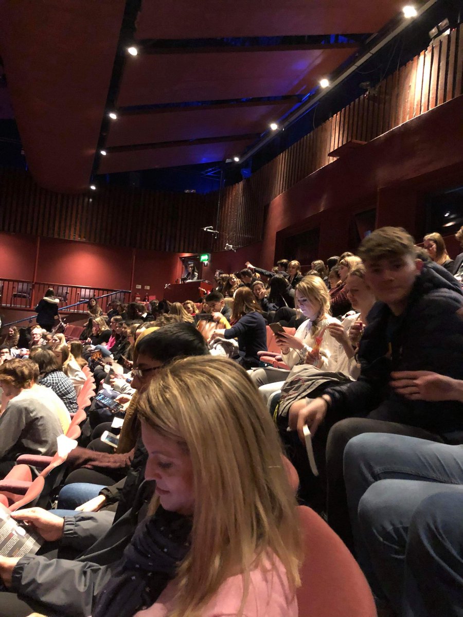 BromsSchool's tweet photo. VIth Form pupils studying Spanish enjoyed a fabulous performance of La Casa de Bernarda Alba @crescenttheatre. #BromsModLang #BromsML #BromsTrips #ModernLanguages https://t.co/I3fDhzusxe