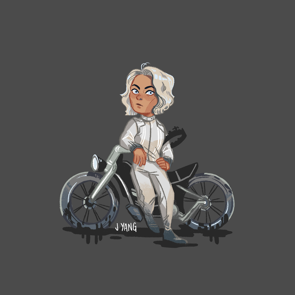 [8/?] Those few days I went apeshit over Lourdes Faberes (tbh that drawing is just the right proportion for a charm? maybe?) 
