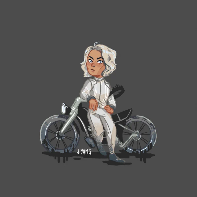 [8/?] Those few days I went apeshit over Lourdes Faberes (tbh that drawing is just the right proportion for a charm? maybe?) 
