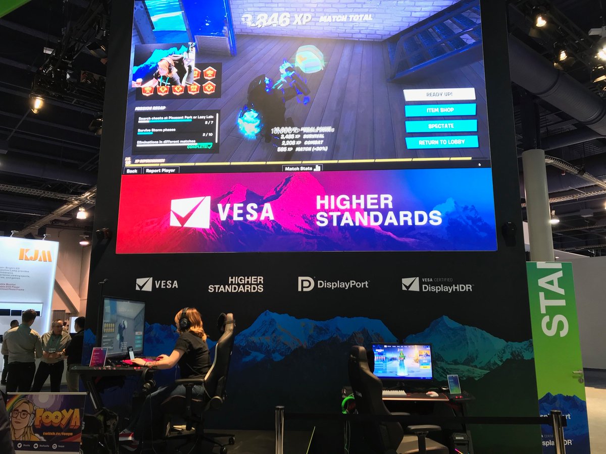 VESADisplay's tweet photo. Check out our video recap of #CES2020 demos highlighting the latest @VESADisplay standards https://t.co/aZsT0pW5g7 #Beyond8K #DisplayPort #DisplayHDR #DisplayStreamCompression https://t.co/wimk5YbdVE