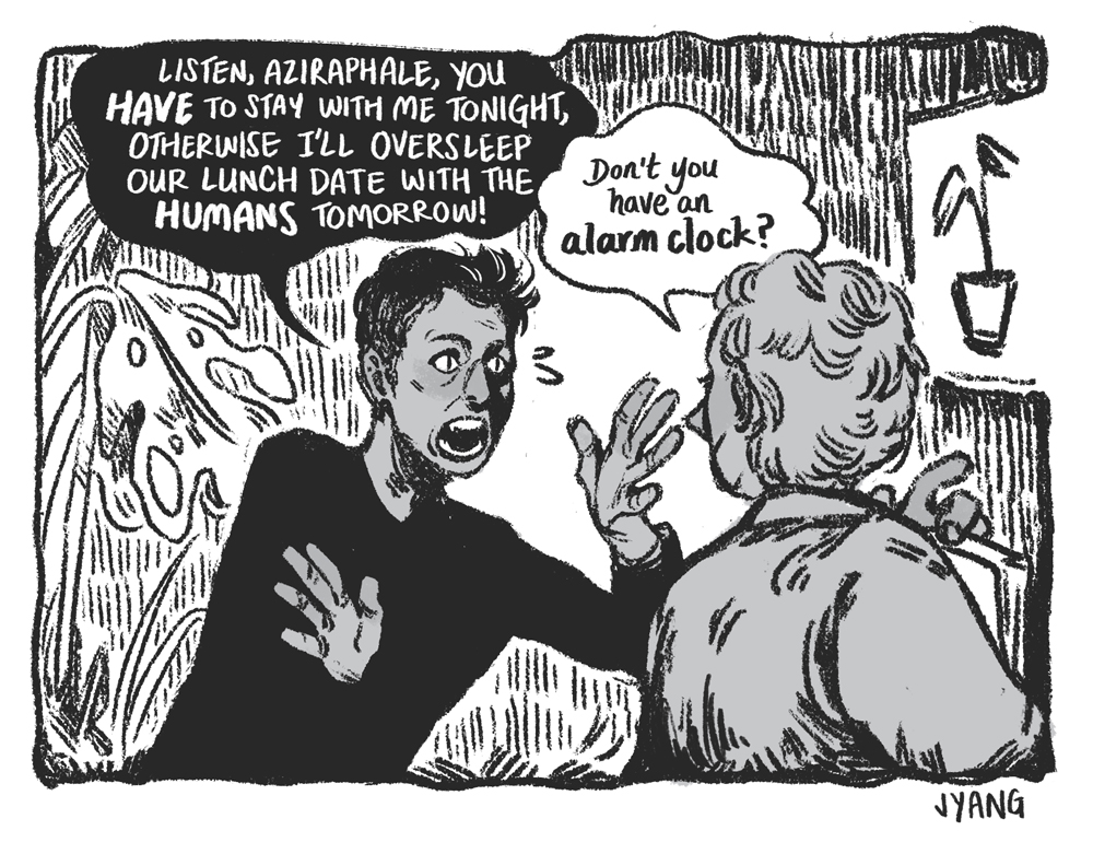 [5/?] >:3 Crowley, inventor of minor inconveniences upon his own person 
