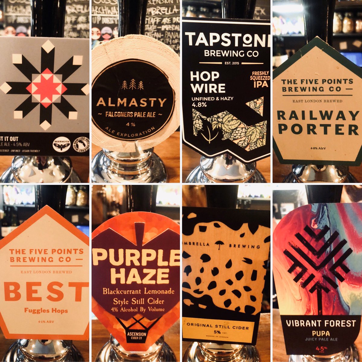 DukesHighgate's tweet image. Early week cask! @TapstoneBrewCo @HowlingHops  @thebeermoth @vibrantforest @FivePointsBrew @AscensionCider @UmbrellaBrewing