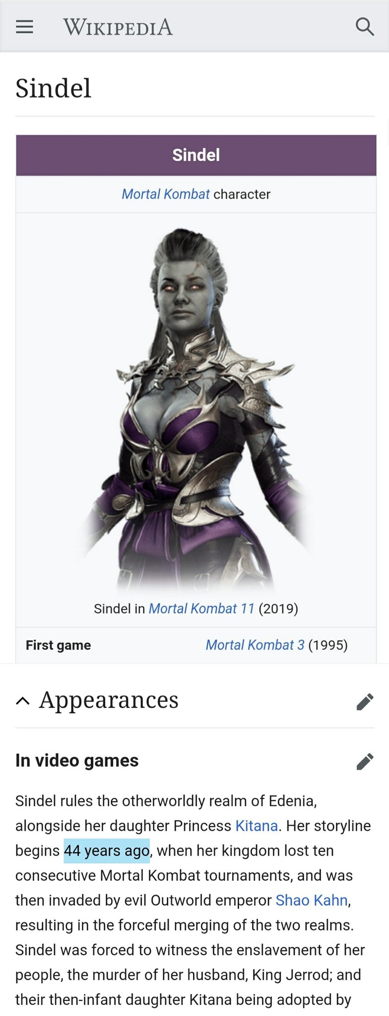 Mortal Kombat 11 - Wikipedia