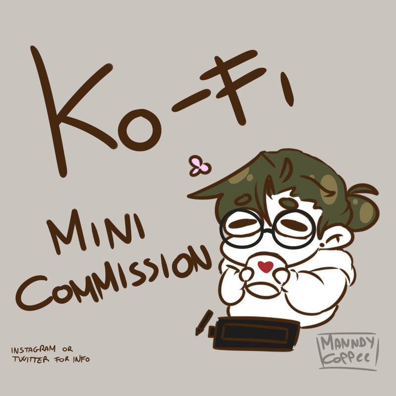 CoffeeManndy's tweet photo. LINK IN BIO #Commission #commissions #commissionsopen #kofi #koficommission #digitalart #Chibi #chibicommission #portraitcommission #ArtistOnTwitter https://t.co/6vzSsEqdVK
