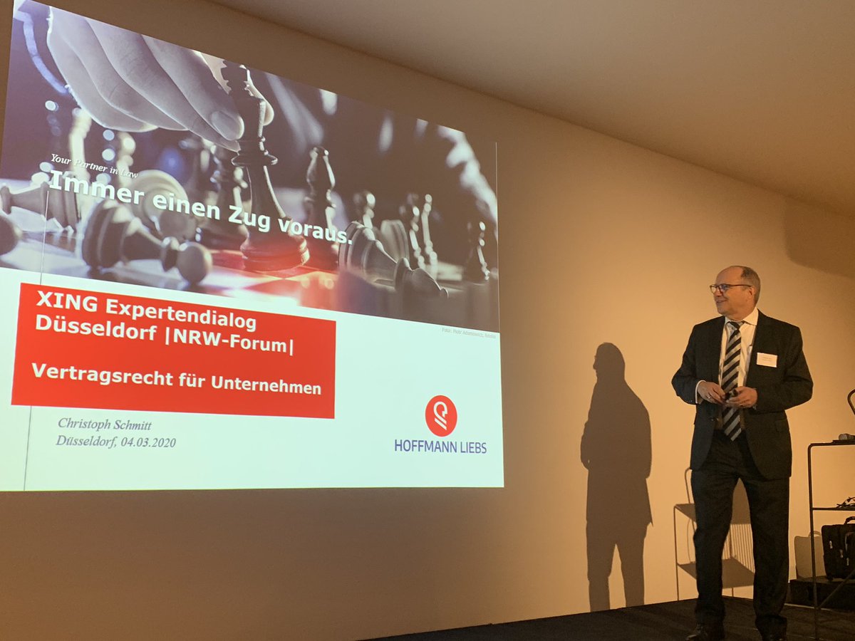 XING_DUS's tweet photo. XING Expertendialog heute zum Thema „Vertragsrecht für Unternehmen“ im @NRW_FORUM. Ein ganz herzliches Danke an Kanzlei @HoffmannLiebs, https://t.co/D1a8Y1OQd0. Vor allen an Rechtsanwalt Christoph Schmitt für den Vortrag zu diesem aktuellen Thema. #Vertragsrecht #XIngEvent https://t.co/JzroVnfkPW