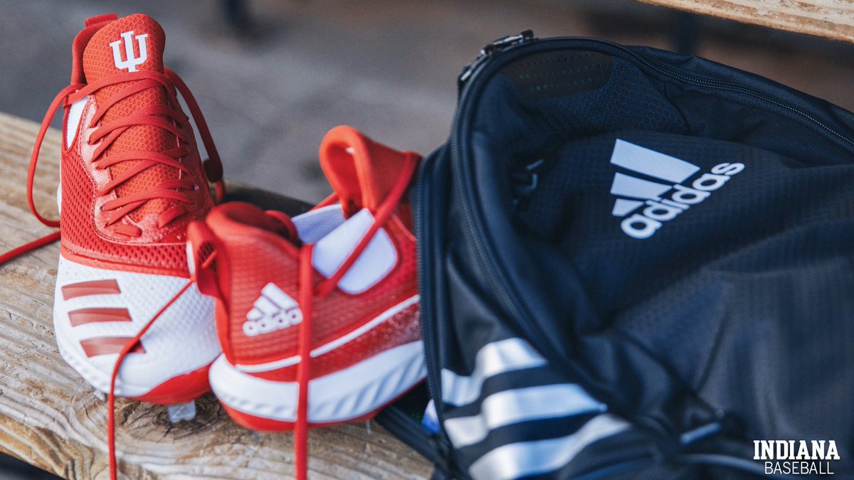 IndianaBase's tweet photo. Statement cleats. ⚪️🔴🔥
#ICONV | #TeamAdidas https://t.co/y10UbesQvj