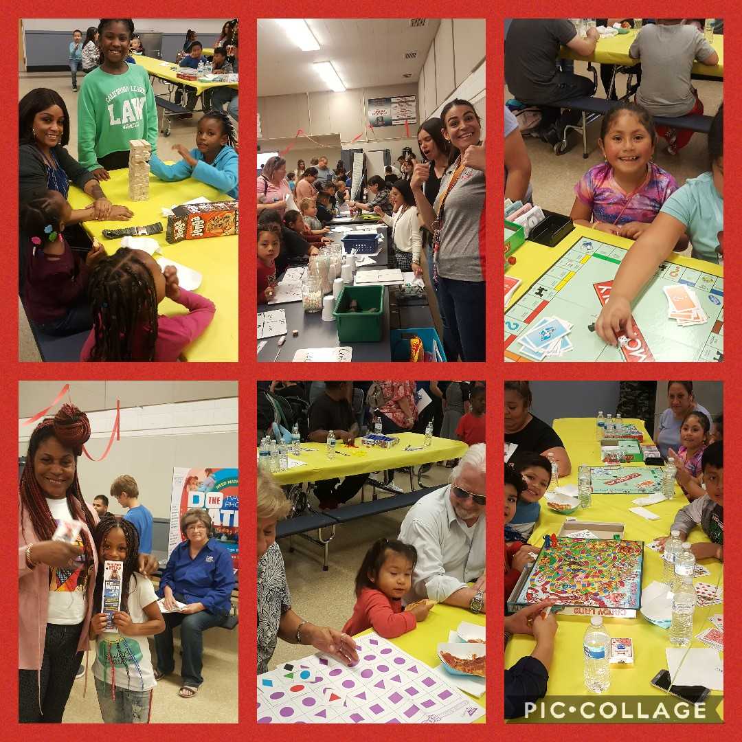 Patrici29656577's tweet photo. Parents and students having fun at our Frank West Math Night!#bcsd #allface #nextlevel https://t.co/OtuYjIZLRQ