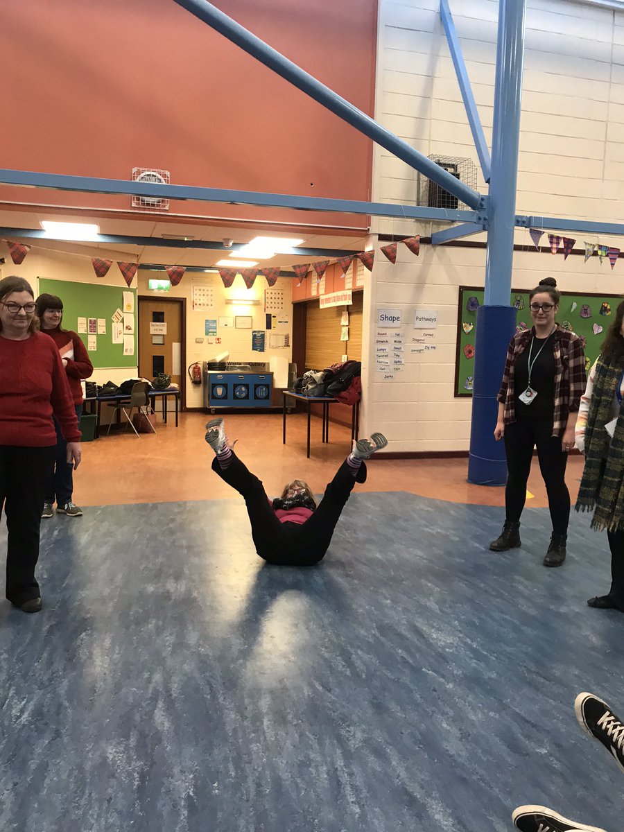 sylvia_cranston's tweet photo. Lots of fun and learning at the Physical Literacy session for Montrose and Brechin Early Years Practitioners @AndoverSchool. Looking forward to the final session on Tuesday 17 th March. @SchoolAngus @FLoudoun @Tayside_CYPOT #coremovement #movementconcepts https://t.co/00ObwgmA4b
