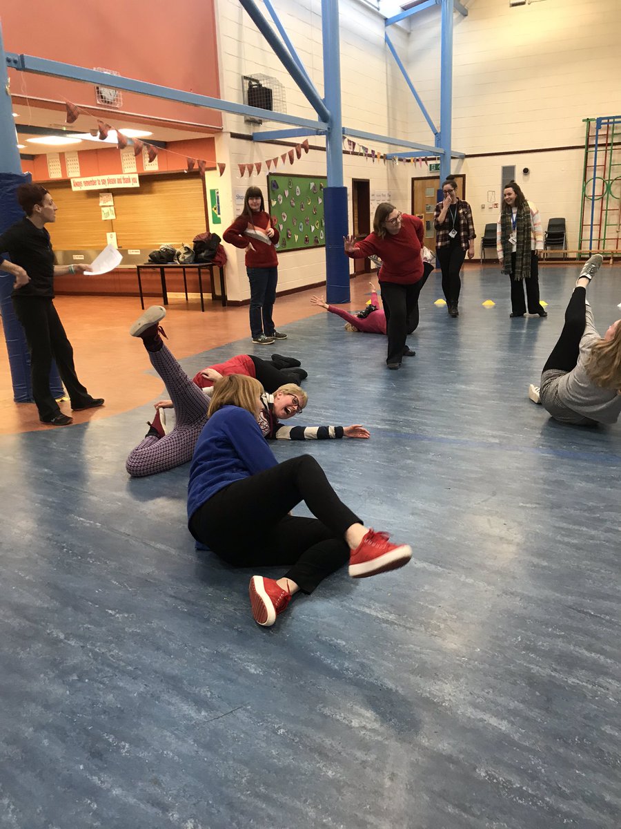 sylvia_cranston's tweet photo. Lots of fun and learning at the Physical Literacy session for Montrose and Brechin Early Years Practitioners @AndoverSchool. Looking forward to the final session on Tuesday 17 th March. @SchoolAngus @FLoudoun @Tayside_CYPOT #coremovement #movementconcepts https://t.co/00ObwgmA4b