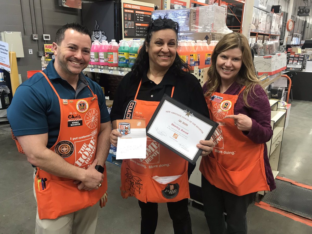 CONGRATS On being our Quarterly district New Associate Coach winner Shirley!!!  Thank you for living our values and taking care of our people GREAT JOB! <a href="/scottraymond213/">Scott Raymond</a> @NYwinediva @THD_Mtn_Jumper @HRJohnH <a href="/zebdever/">zebdever</a> <a href="/THDKristonOV/">Kriston A McMichael</a>