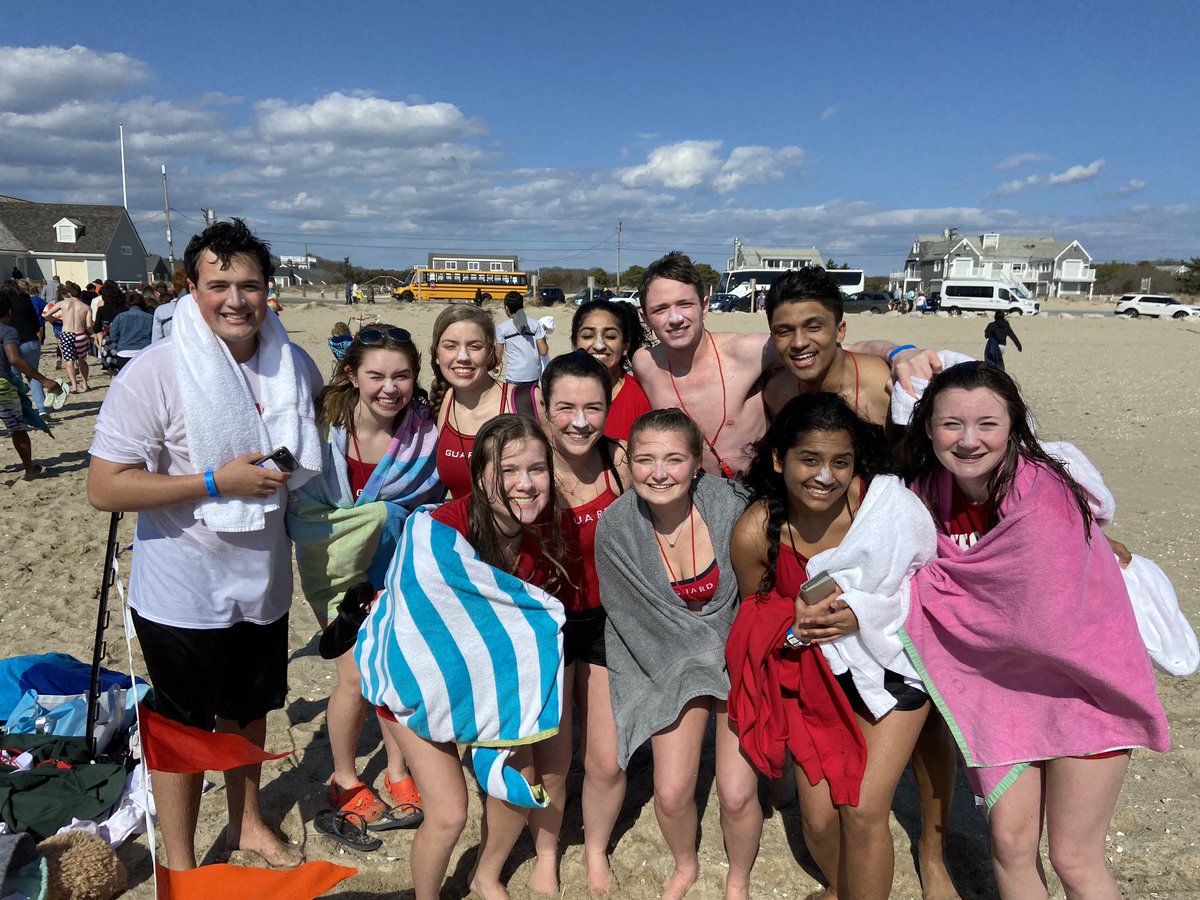 MsKendall_WA's tweet photo. These amazing @westfordacademy students plunged into the ocean today and raised over $2100 as part of the @MA_StuCo #MASCPolarPlunge to benefit @SpOlympicsMA https://t.co/aodjfiT5Fy