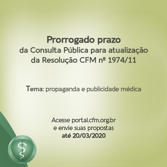 medicina_cfm's tweet photo. Para participar, basta acessar plataforma específica no site do CFM: https://t.co/yAq4L2Z4PN

#ConsultaPública #PublicidadeMédica https://t.co/MIGylf7Rg6