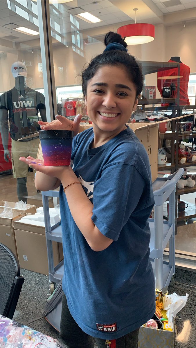UIWcampusengage's tweet photo. We LOVED โค๏ธ all the creative pots from yesterdayโs #CraftTuesday!
Tag us in your pictures!!!
#UIW #UIWPride #UIW20 #UIW23 https://t.co/NdUOq3cN7D