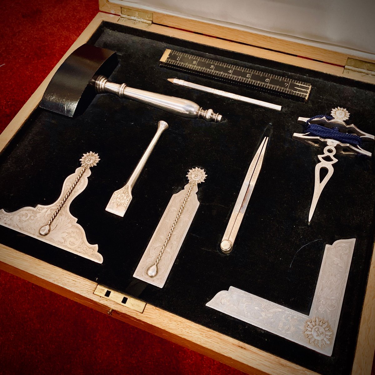 #belonging. Each tool serves a purpose, both literally and figuratively. Collectively, they are symbolic of each brother’s methodology, employed in building the knowledge of himself. #Freemasons #Sunderland