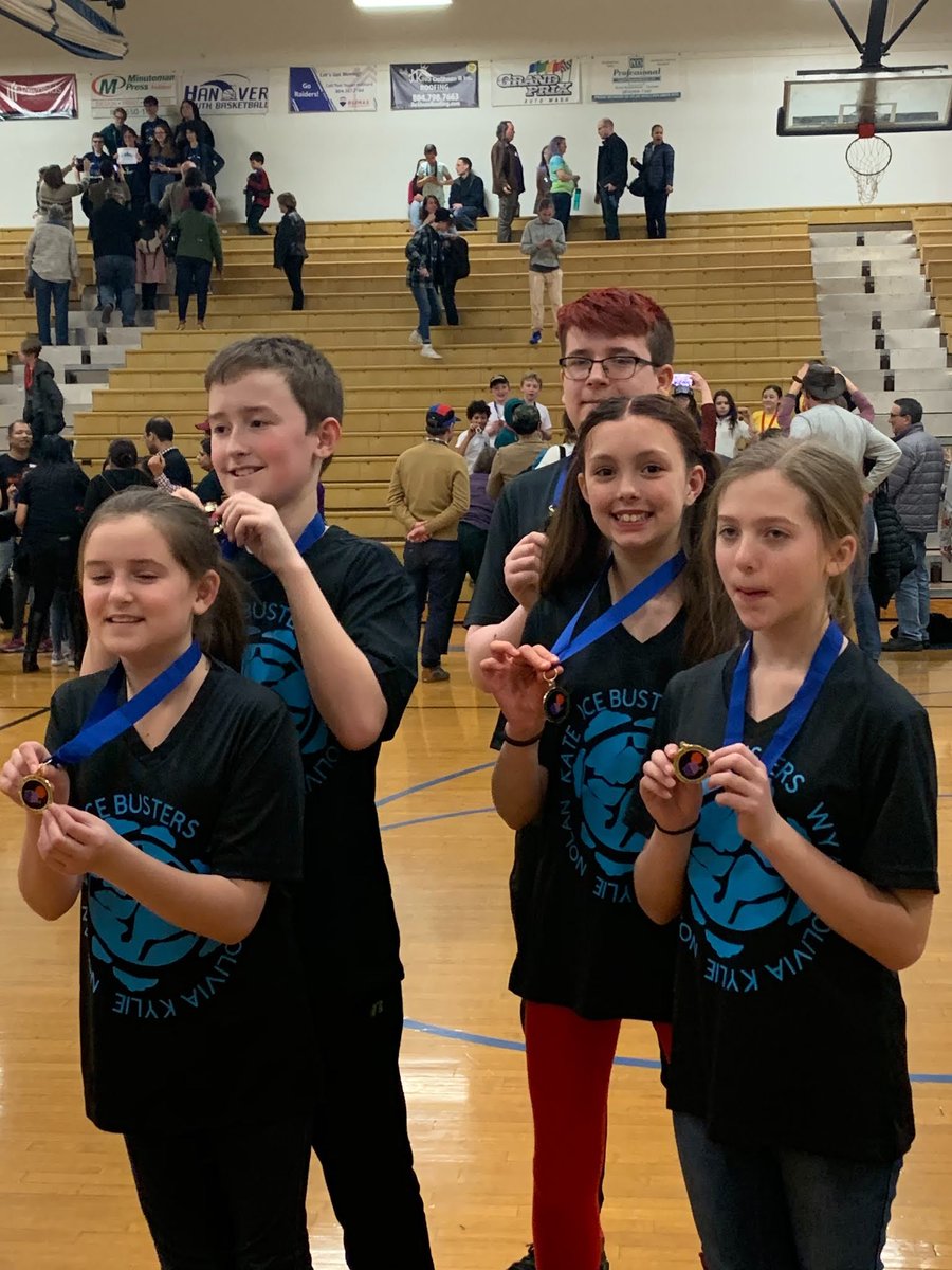 bmstrojans's tweet photo. Our team, Ice Busters, won first place middle level for the Technical Challenge called The Big Fix! They had to think of a problem to solve, then make something technical to solve their problem. They chose the problem of Earth being frozen, and made a "heat ray' to melt the ice. https://t.co/MUWUtmprM1
