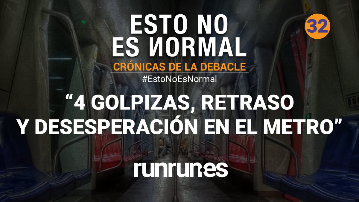 RunRunesWeb's tweet photo. Cuatro golpizas, un retraso de tres horas y la desesperación marcaron la noche del 29 de febrero en el Metro de Caracas https://t.co/tzwvA6vj6G https://t.co/CGoXlWr4nA