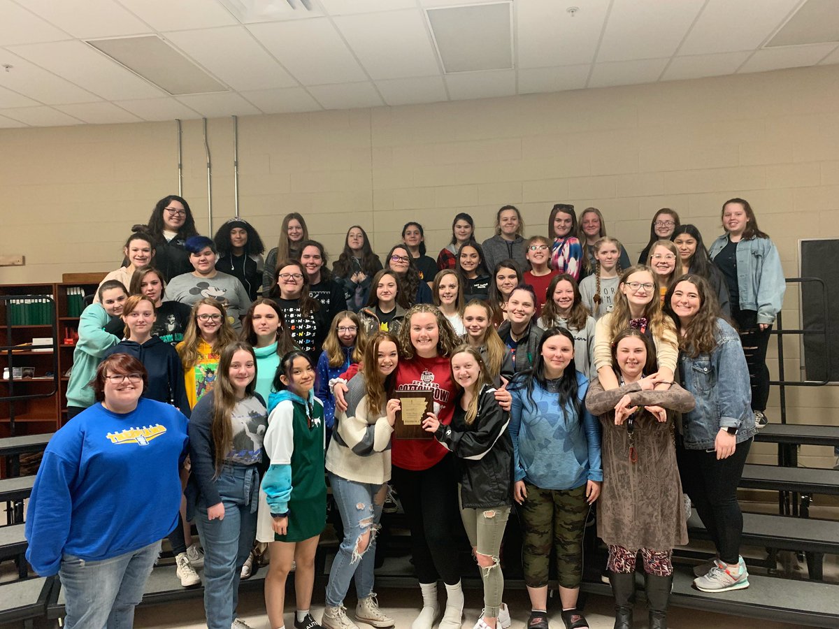 VBChoir's tweet photo. On Friday, all three choirs performed at Choral Performance Assessment! Congratulations to Womenโs Choir and Chamber Choir for receiving superior ratings and Boys Choir for excellent ratings. All three choirs qualified to sing at state on April 16th in Conway!! ๐ต #proudpointer https://t.co/wu5C7RKf0G