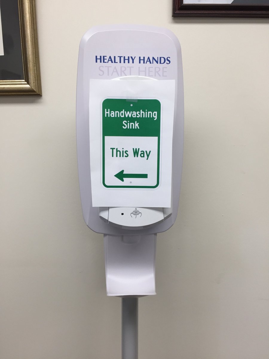 MicheleSamaryaT's tweet photo. A great solution for those empty sanitizer dispensers.  #Handwashing with soap and water should be everyone's FIRST option anyway!  🖑 🖑 #COVID19
 .@cdc.gov @marynmck @HandwashingSoap @npsCHDS @NACCHOalerts @nehaorg @CleanInstitute @The_CIEH https://t.co/O27ujLmlEO
