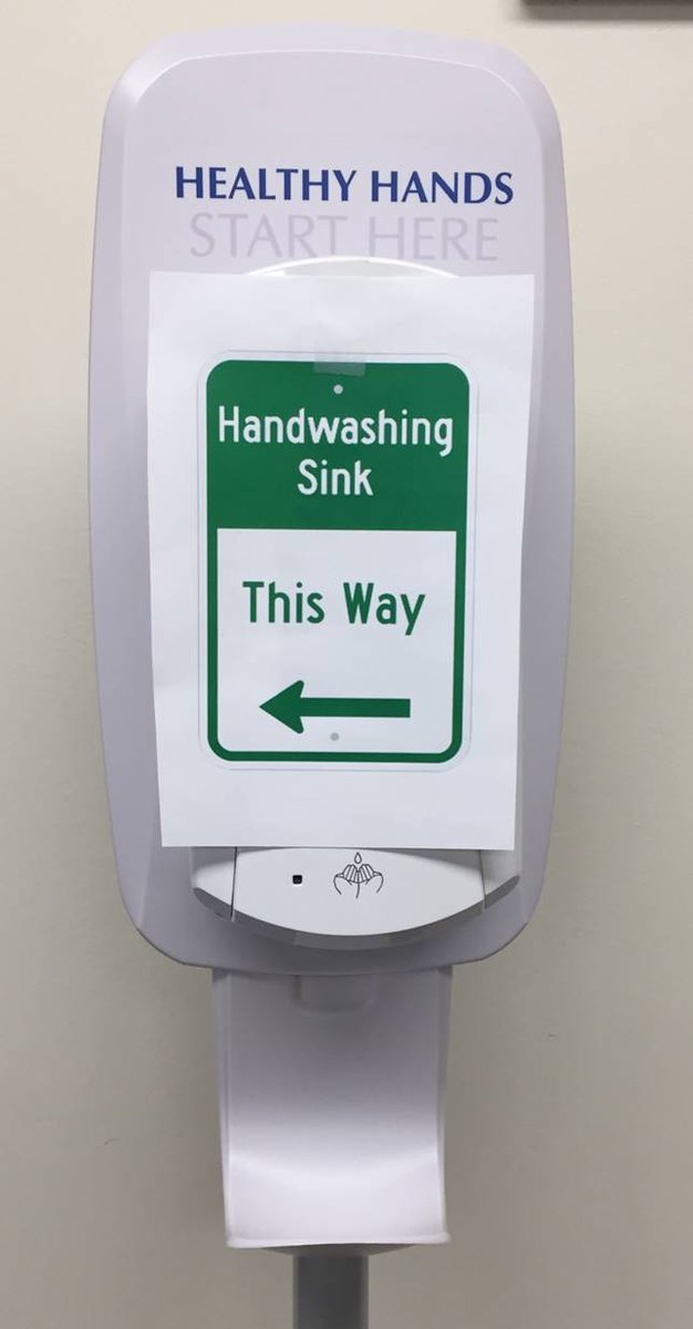 MicheleSamaryaT's tweet photo. A great solution for those empty sanitizer dispensers.  #Handwashing with soap and water should be everyone's FIRST option anyway!  🖑 🖑 #COVID19
 .@cdc.gov @marynmck @HandwashingSoap @npsCHDS @NACCHOalerts @nehaorg @CleanInstitute @The_CIEH https://t.co/O27ujLmlEO