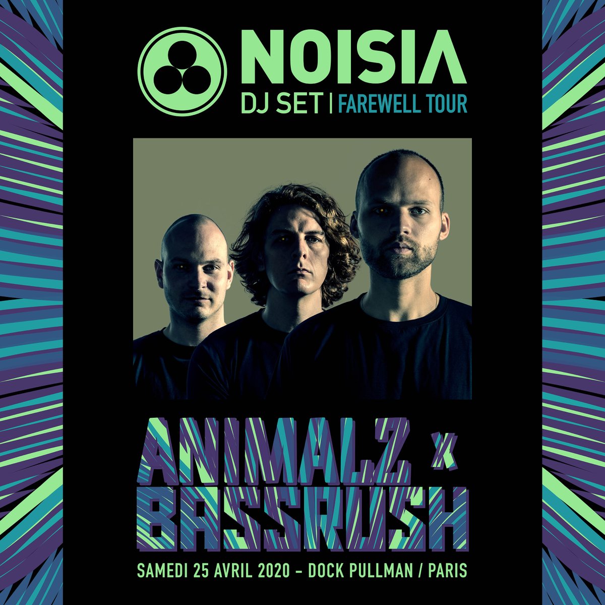 ANIMALZFR's tweet photo. Deuxième annonce / second announcement - @Noisia_nl  / @culture_shock b2b @1991_Music 👀 https://t.co/M4pWn7WeEg