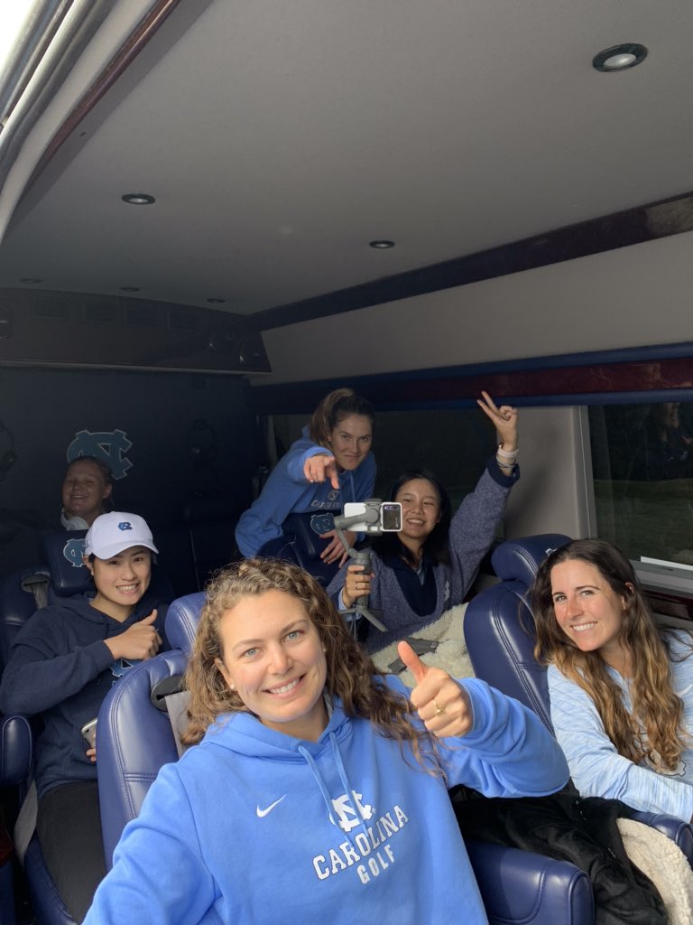 uncwomensgolf's tweet photo. Hilton Head here we come!!! #DRI20 #GoHeels #TogetherWeWin https://t.co/Ddm6kCbwaD