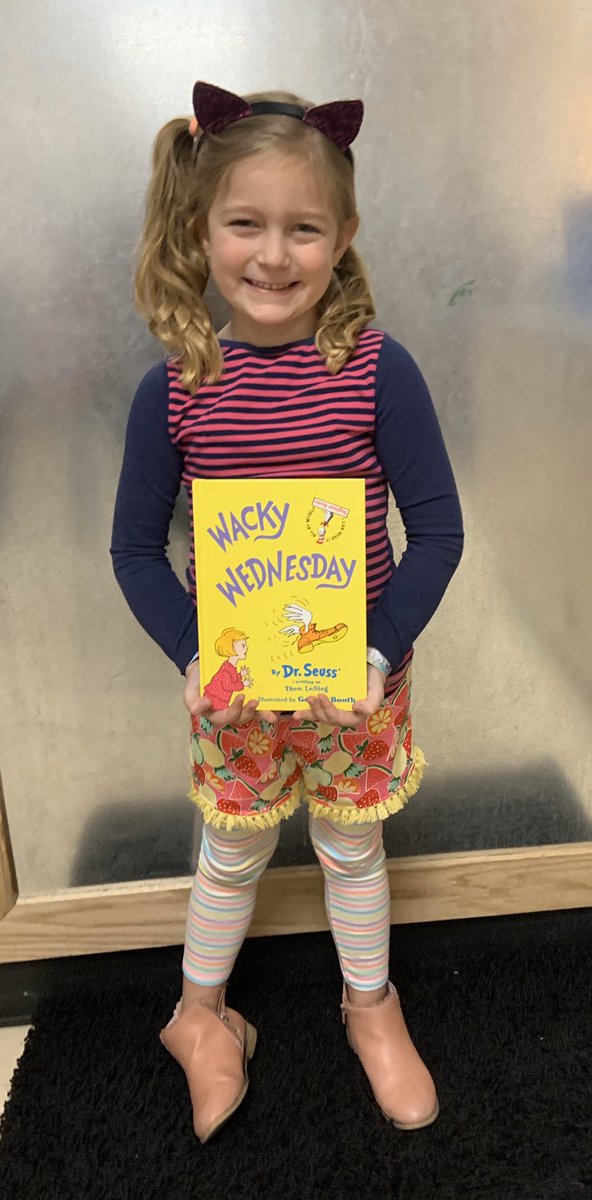 MrsAllsupK's tweet photo. It’s wacky Wednesday! #ReadAcrossAmerica2020 #WeShineBright #WeAreLakota https://t.co/b6qIgw3UYd