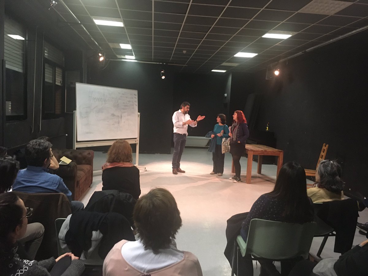 Última sesión del curso “La actividad teatral en los centros escolares”, con <a href="/jl_patinno/">José Luis Patiño</a> en <a href="/ResadMadrid/">Resad Madrid</a> <a href="/ComunidadMadrid/">Comunidad de Madrid</a>