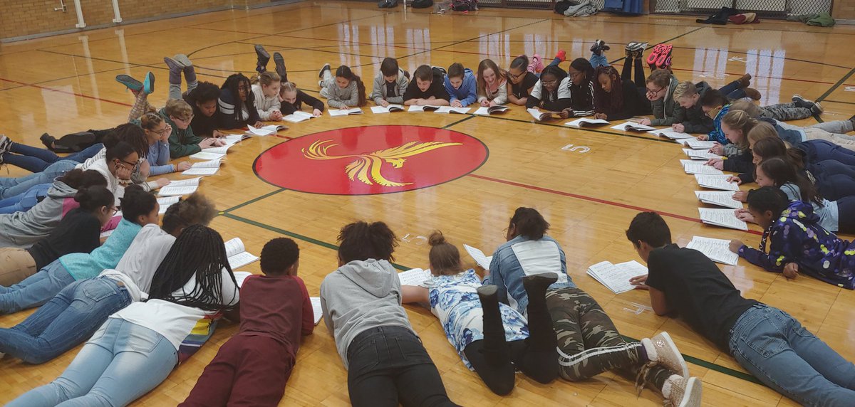 FollmanKelly's tweet photo. @TDade @RCSDNYS RCP reading our scripts for Willy Wonka!!@RCSDsch106 @rcsdarts #rcsdonefamily https://t.co/7EgAVXzLwt