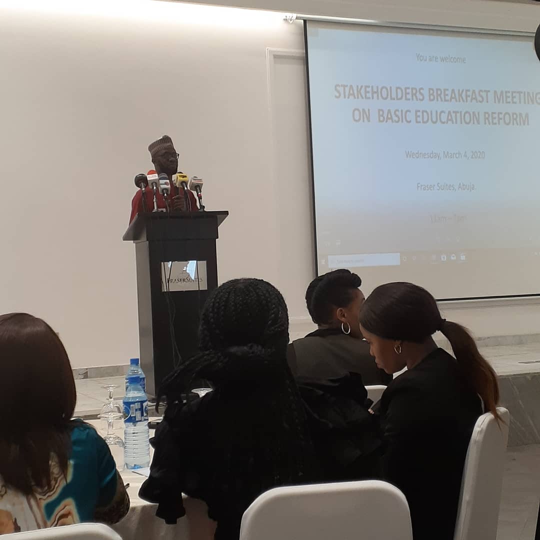 mhcdi's tweet photo. @MHCDI participated in the Stakeholders breakfast meeting @frasersuites_abuja on Basic Education Reforms, hosted by @malalafund @Acecharity @youthhubafrica. In attendance was the Minister for Education. @unicef_nigeria @bukkyshonibare @grid3global @Planinternational

 #IWD2020 https://t.co/Je7Ry194O3