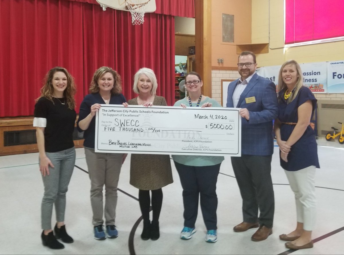 Wilding6Sarah's tweet photo. SWECC received a $5000 JCPS Foindation grant to help build our motor lab.  Feeling thankful and blessed #jcstrong #jcpsfoundation https://t.co/1cfNvjiSqn