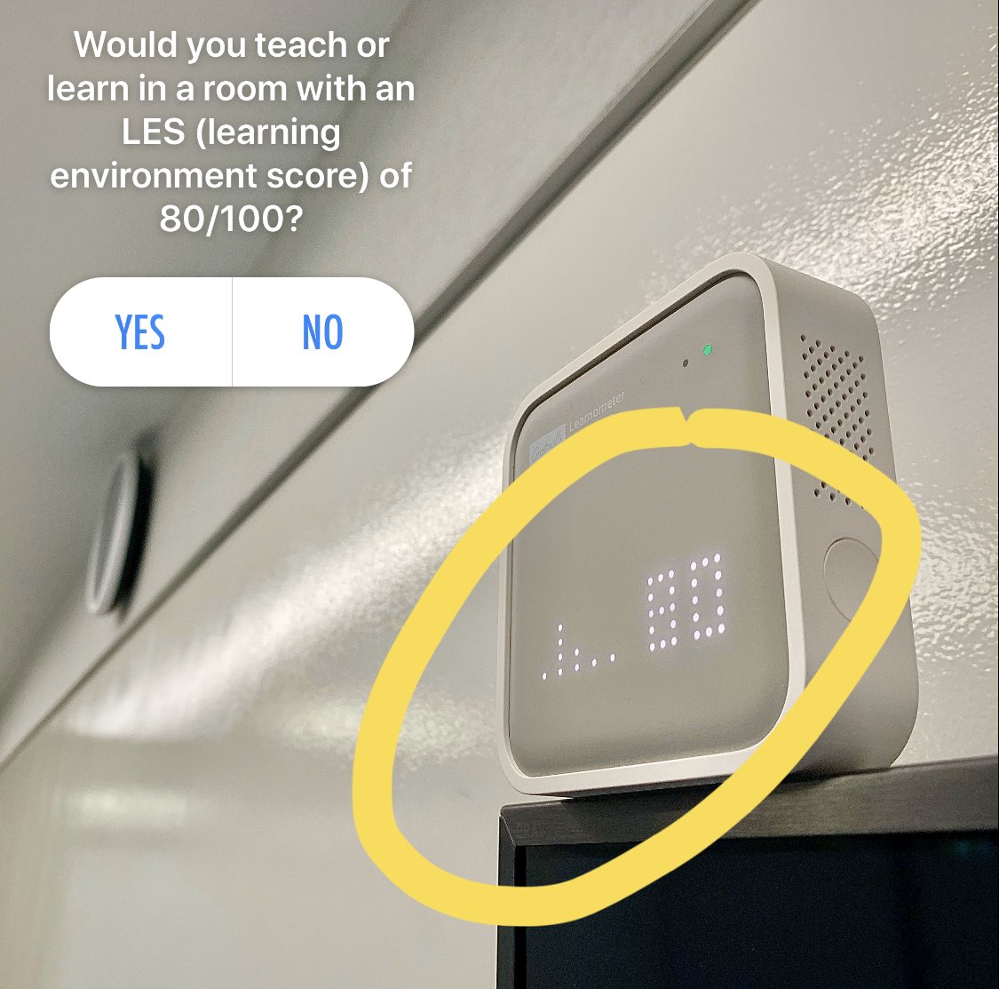 jnxyz's tweet photo. Would you teach or learn in a room with an LES (learning environment score) of 80/100? #Learnometer #CantUnseeTheData #airquality
Ps. High π this day was 4 humidity here in tropic Qld
#learntech https://t.co/COWJ84vEhP #edtech #futureready #environment #iotedu https://t.co/BXrqG4VLUi