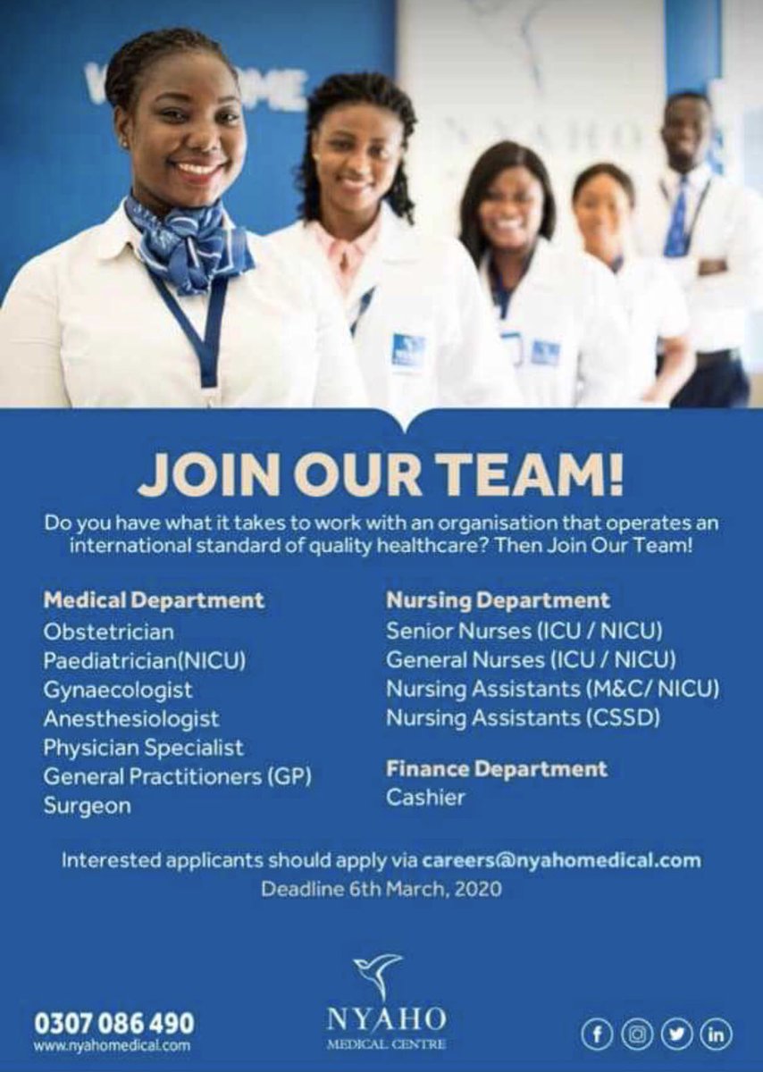JoeyDarte's tweet photo. Career opportunity...
Kindly pass it on. https://t.co/MtfOs8q3Yc