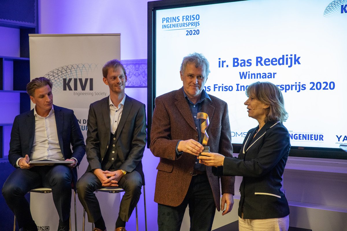 Winnaar van de Prins Friso Ingenieursprijs is geworden: Bas Reedijk! Runner-up is Jelte Kymmell. Gefeliciteerd heren!