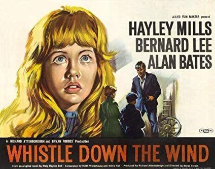 If you’ve never seen this wonderful example of British Cinema promise me you’ll tune into @TalkingPicsTV tomorrow night at 10pm and revel in #WhistleDownTheWind Marvellous viewing. #HayleyMills #AlanBates #BernardLee 🎬🎬🎬