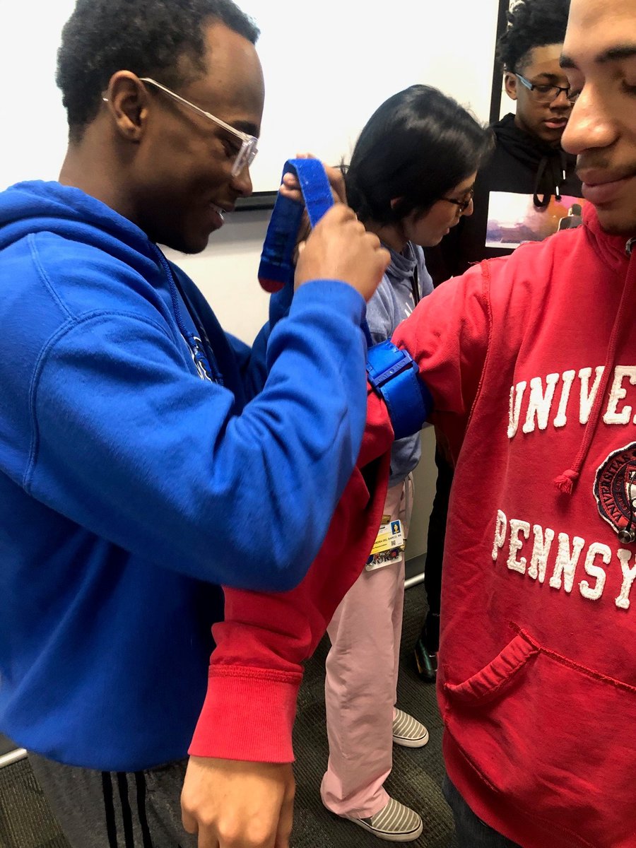 KSportsscience's tweet photo. We were able to visit the Hyperbaric Chamber, Trauma Resuscitation Unit and Neuro Trauma ICU. Our students also received their Stop the Bleed certification! 
@shocktrauma @BPowell_BCPS @BCPS_Magnet @TheBluebirdEye #STCPreventionMatters https://t.co/rSsyDZiMBW