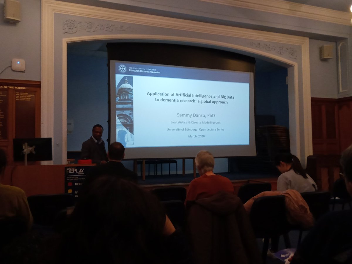 AD_PREVENT's tweet photo. In a world of data, #MachineLearning will be crucial in making sense of disease and unlocking #PersonalisedMedicine

@samdansobe covering the history and future of #ArtificialIntelligence for  #BrainHealthLectures https://t.co/a2LCtuLCn6