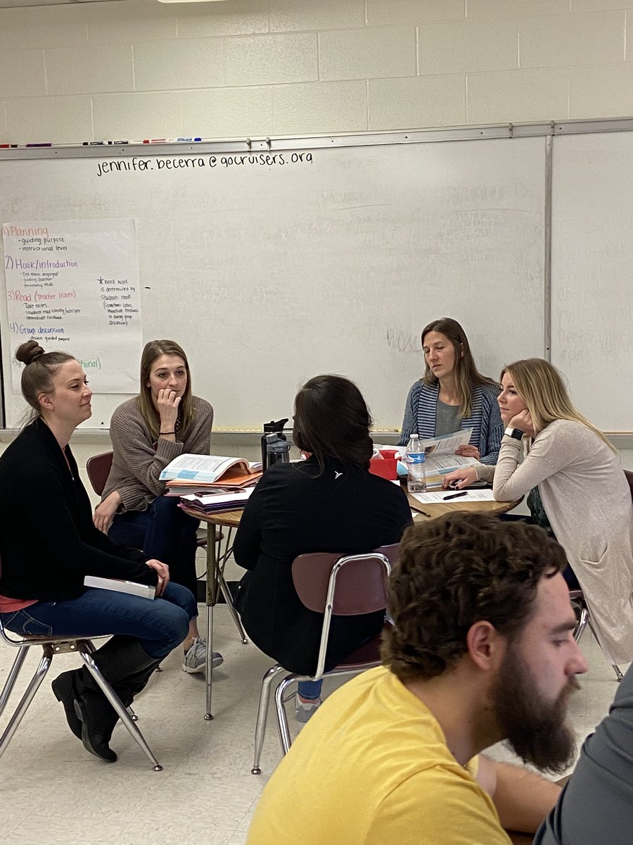 Madison staff working on ELA framework.