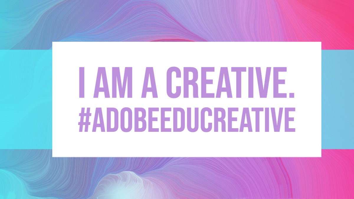 TanyaAvrith's tweet photo. 🧠Fellow Creatives 💡

Today is an exciting day at @AdobeForEdu - We are officially kicking off monthly themes around Creativity! 

We also are using a NEW hashtag #AdobeEduCreative 

Check out our NEW theme this month with my new blog post...

❤️🖤 https://t.co/OyBBfQ4Ls2 https://t.co/JsXHBuLyji