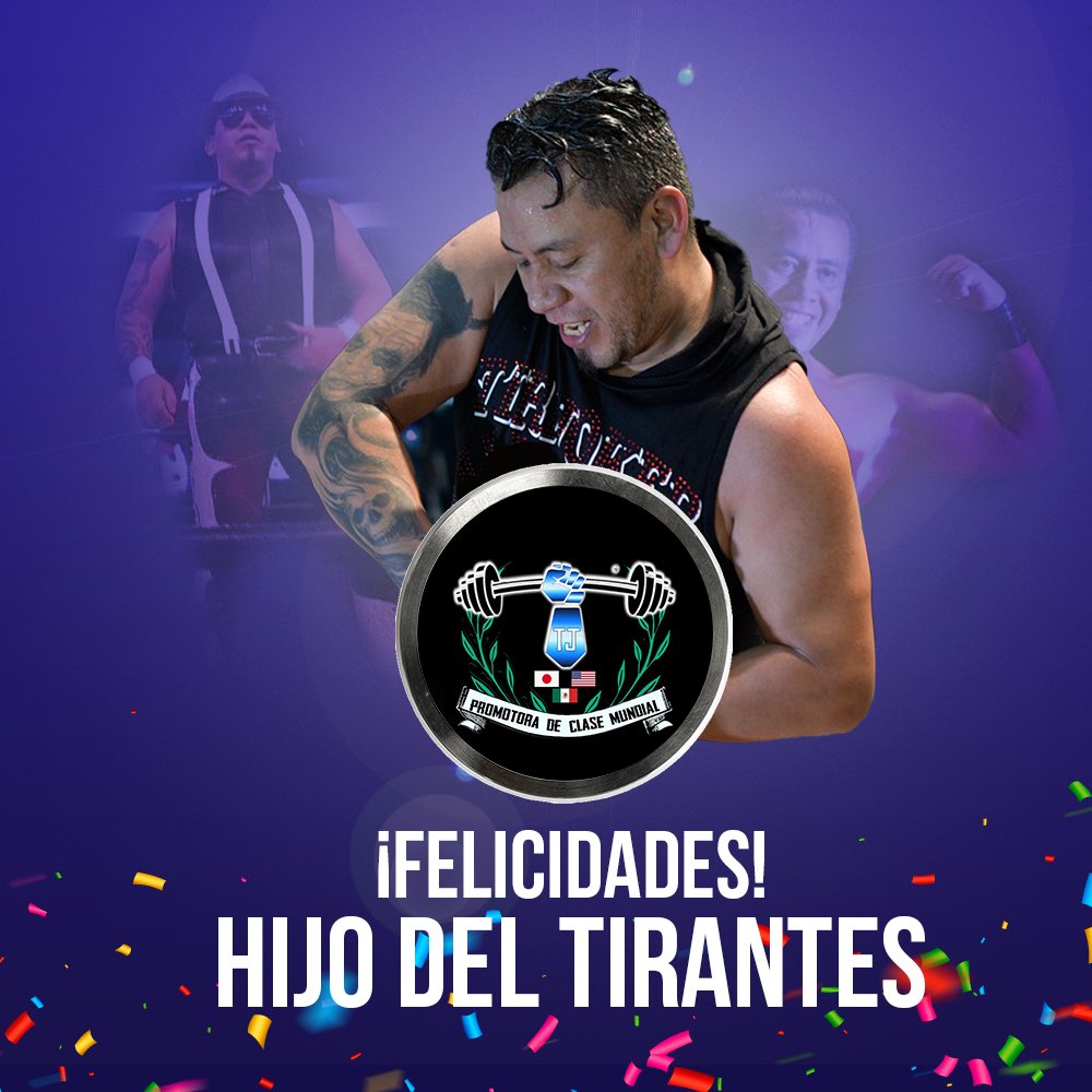DeClaseMundial's tweet photo. 🎉 Hoy celebramos a @tirantesjr, referee y luchador incansable dentro y fuera del ring, con 28 años de trayectoria en la lucha libre.

¡Felicidades! 👏🏽 #PuraClaseMundial https://t.co/H7WOagfaNf