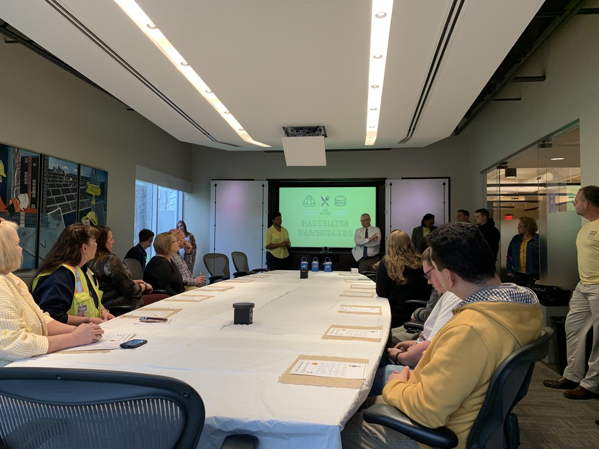 WBMGroupPLLC's tweet photo. Today we attended the "Hardhats and Hamburgers" lunch as part of the @nawicnational  #WomenInConstruction week. This week was created to highlight the growing roles of women in the construction industry and raise awareness for the opportunities that are available. https://t.co/kqAsBlyQnQ