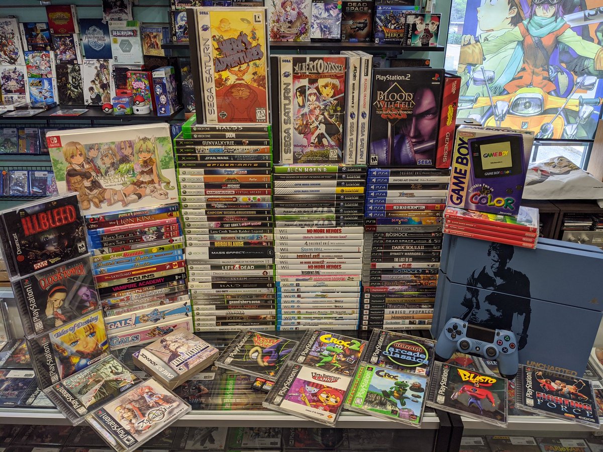 VGTPFlorida's tweet photo. New today! 3/4/20
#hercsadventures #albertodyssey #bloodwilltell
#runefactory #illbleed #clocktower #TalesofDestiny #ps4 #switch #Nintendo #anime #videogames #retro #pensacola #florida #VGTPflorida https://t.co/SR47rY1ZIP